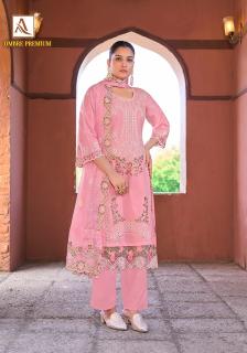 Alok suit ombre premium punjabi suits dress material wholesale